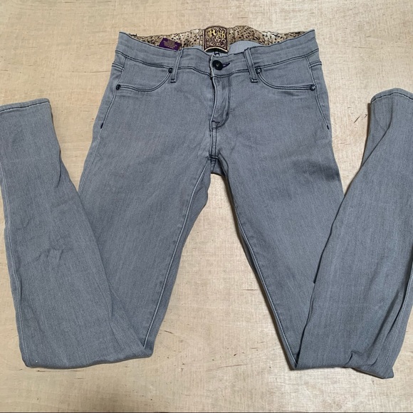 Rich & Skinny Grey Jeans Size 26 - Picture 1 of 6